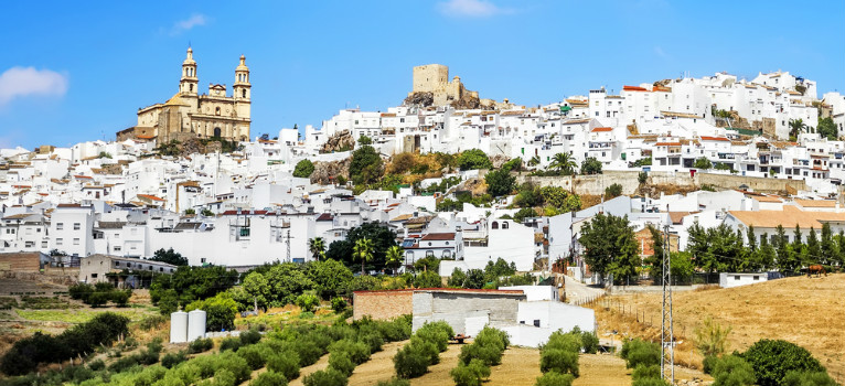 White Villages route in Cadiz, town of Olvera