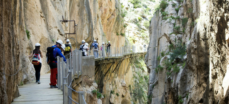 The Caminito del Rey footpath in Andalusia