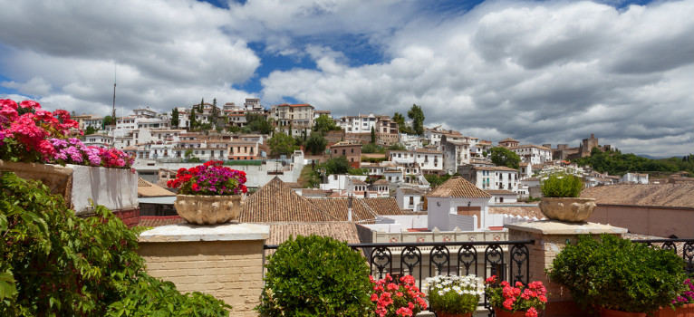Albayzín and Sacromonte neighbourhoods in Granada