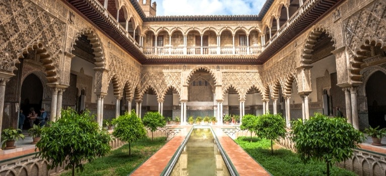 The Real Alcázar of Seville – Patio de las Doncellas