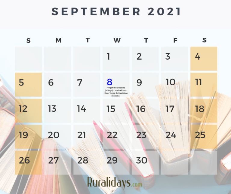Public Holidays in Spain and Andalucia Calendar 2021 Ruralidays